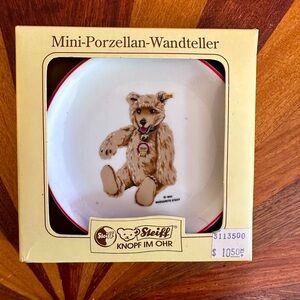 Steiff Mini China Wall Plate Teddy Baby 1930